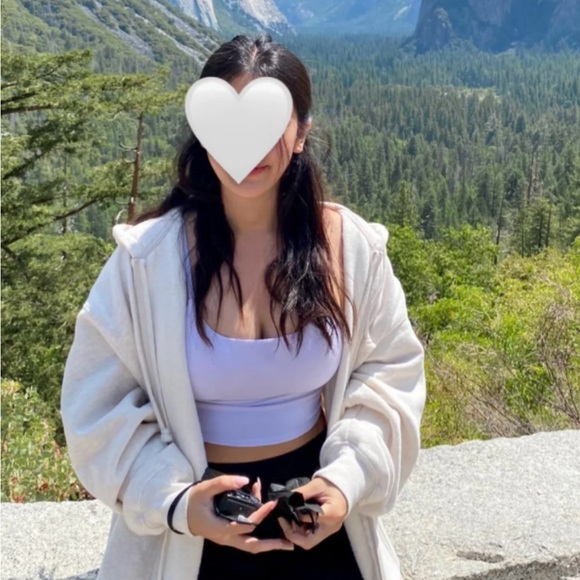 Aritzia Cozy Fleece Boyfriend Zip Hoodie size small - Picture 3 of 3